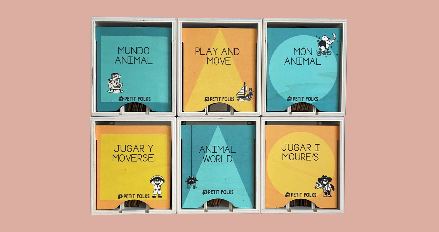 All products in English, Spanish and Catalan