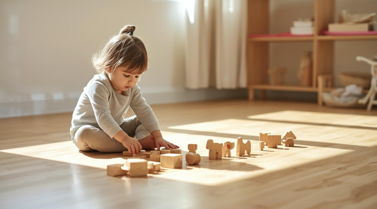 Does your child line everything up? Don’t worry… it’s development
