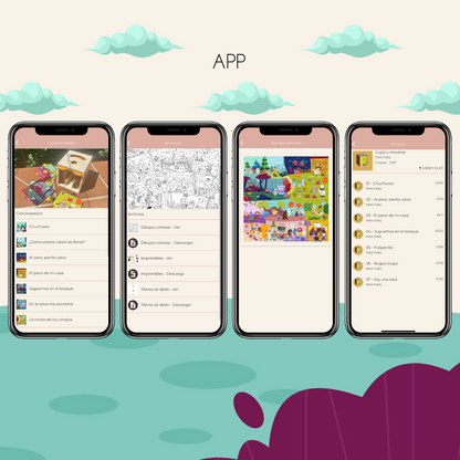 Jugar y moverse (Español) - Caja y app
